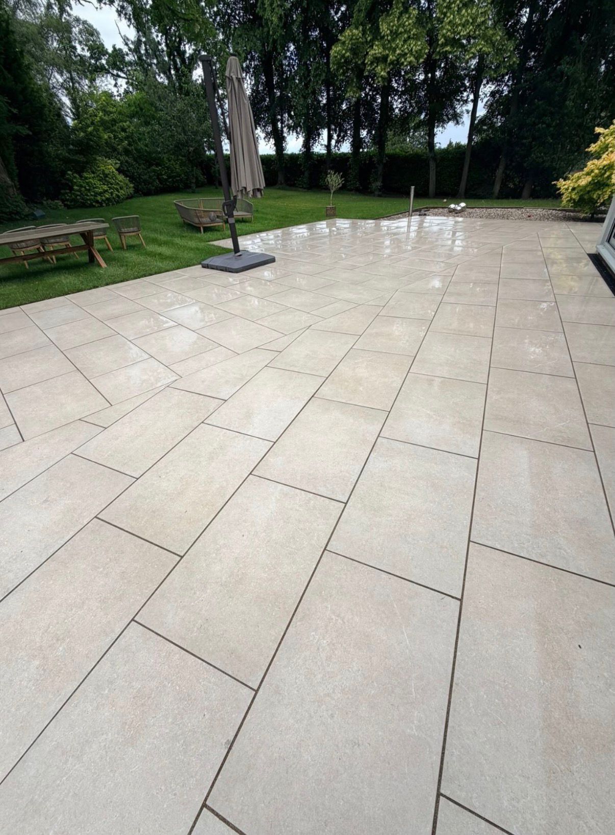 Large Porcelain Patio - after