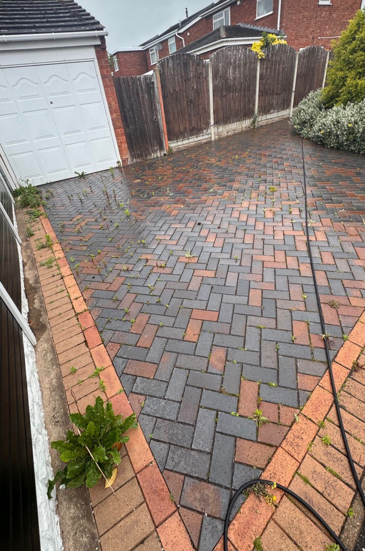 Block Paving Driveway - before